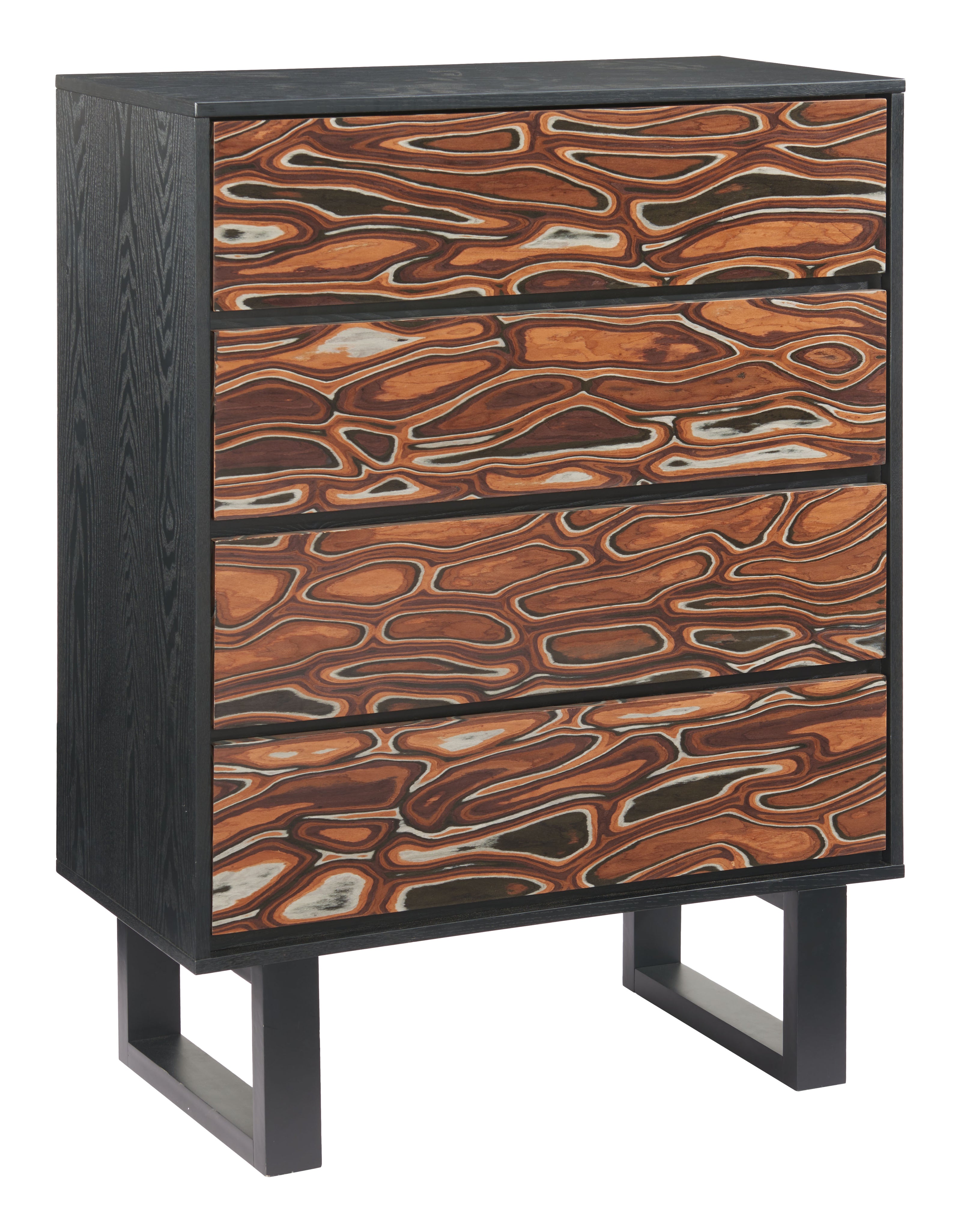 Aremi Chest Brown & Black