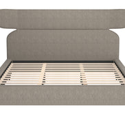 Dusa King Bed Olive Brown