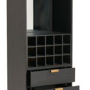 Magara Bar Cabinet Black