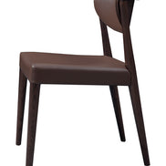 Union - Modern Brown Oak Dining Chair (Set of 2) - image 2