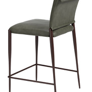 Freesia Counter Stool (Set of 2) Olive Green