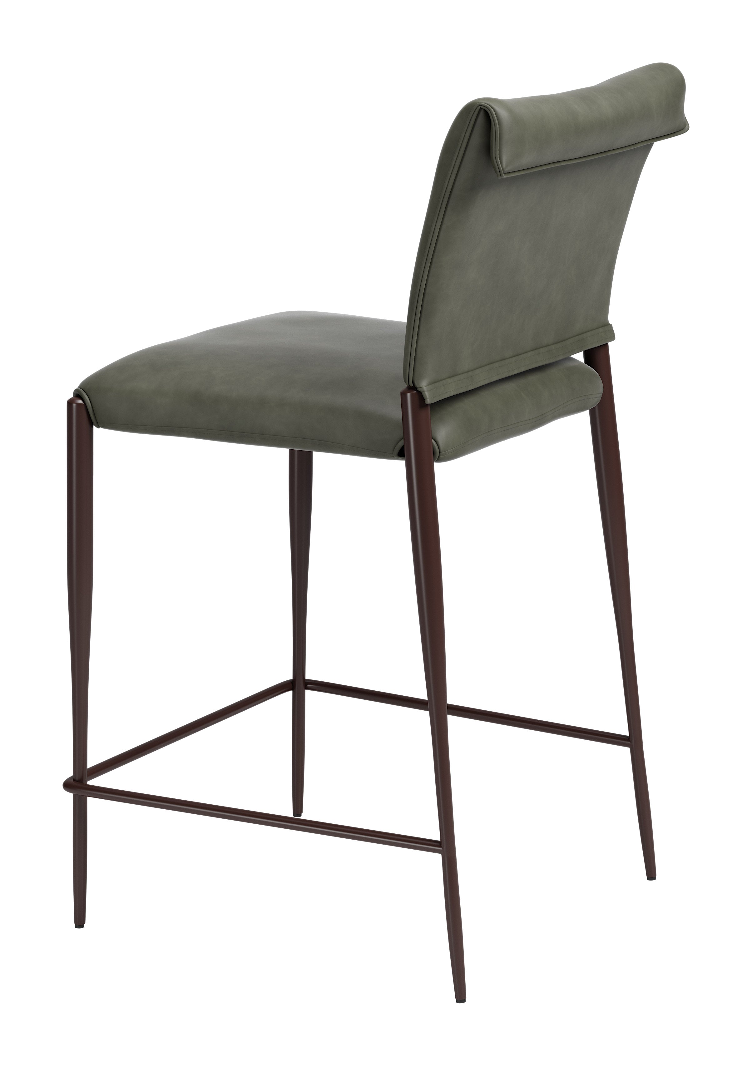 Freesia Counter Stool (Set of 2) Olive Green