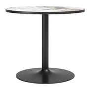 Batu Dining Table Gray & Black