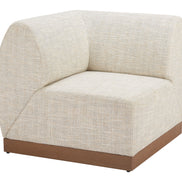 Christy Corner Chair Beige