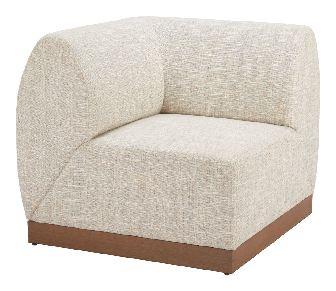 Christy Corner Chair Beige