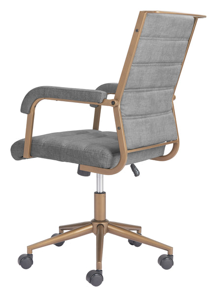 Auction Office Chair Gray