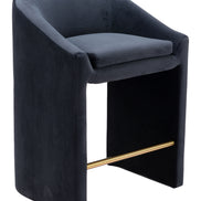 Emas Counter Stool Midnight Gray