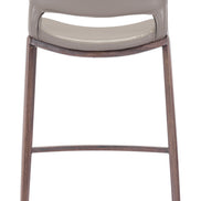 Ace Barstool (Set of 2) Brown & Walnut