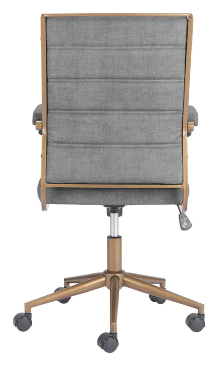 Auction Office Chair Gray