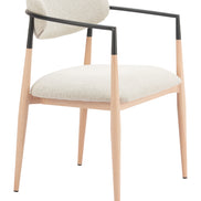 Equinox Dining Chair Oyster Gray & Natural