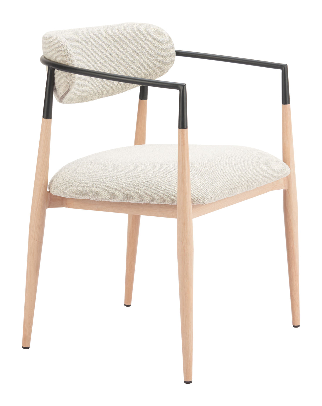 Equinox Dining Chair Oyster Gray & Natural