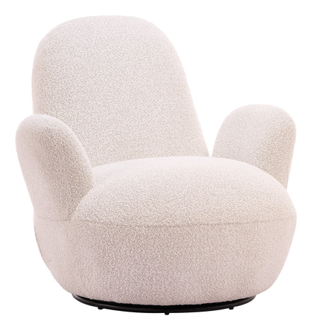 Lunet Swivel Chair Ivory