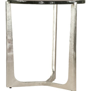 Olea Side Table Silver