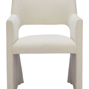 Minet Dining Chair Linen White