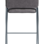 Freesia Barstool (Set of 2) Charcoal Gray