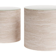 Carzo Coffee Table Set (2-Piece) Stone Beige