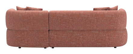 Venezia Chaise Sectional Brown