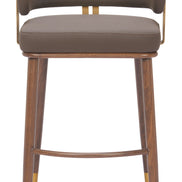 Brew Barstool Brown & Walnut