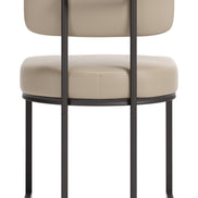 Velar Dining Chair (Set of 2) Beige & Gray