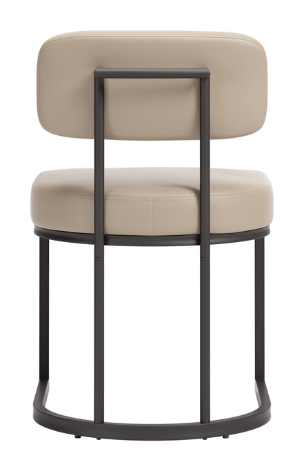 Velar Dining Chair (Set of 2) Beige & Gray