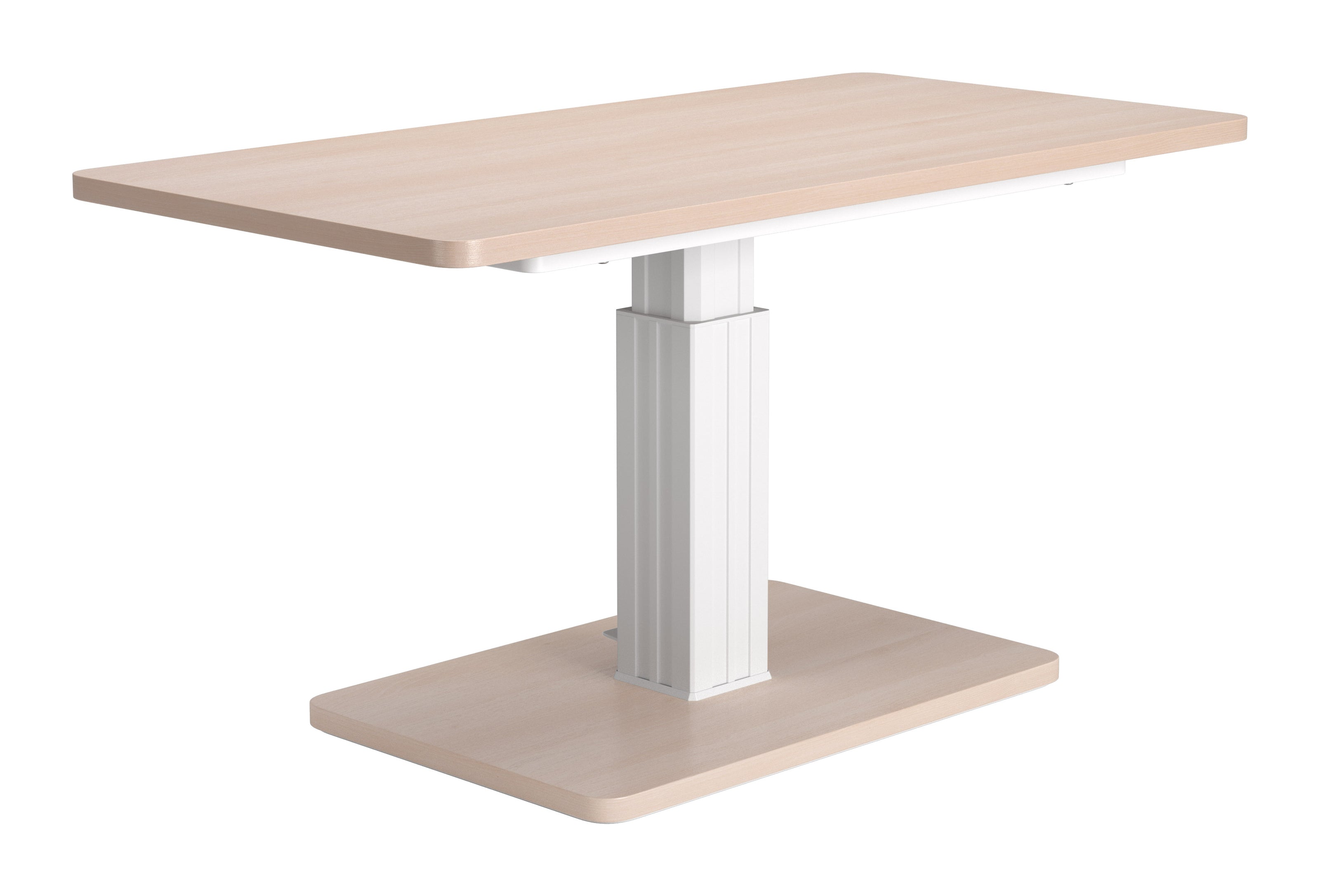 Brule Adjustable Dining Table Natural