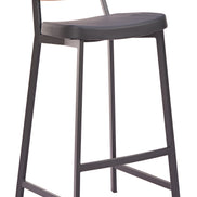 Ardenne Barstool (Set of 2) Black & Brown
