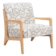 Runa Accent Chair Beige & Natural