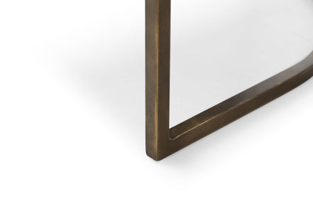 Elisa - Modern Grey Velvet & Brass Dining Chair - image 4