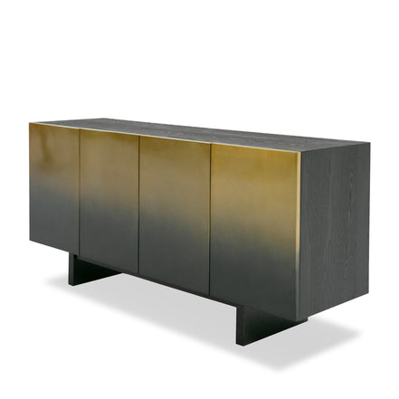 Elmira - Glam Black Ash + Gradient Stainless Steel Buffet - image 2