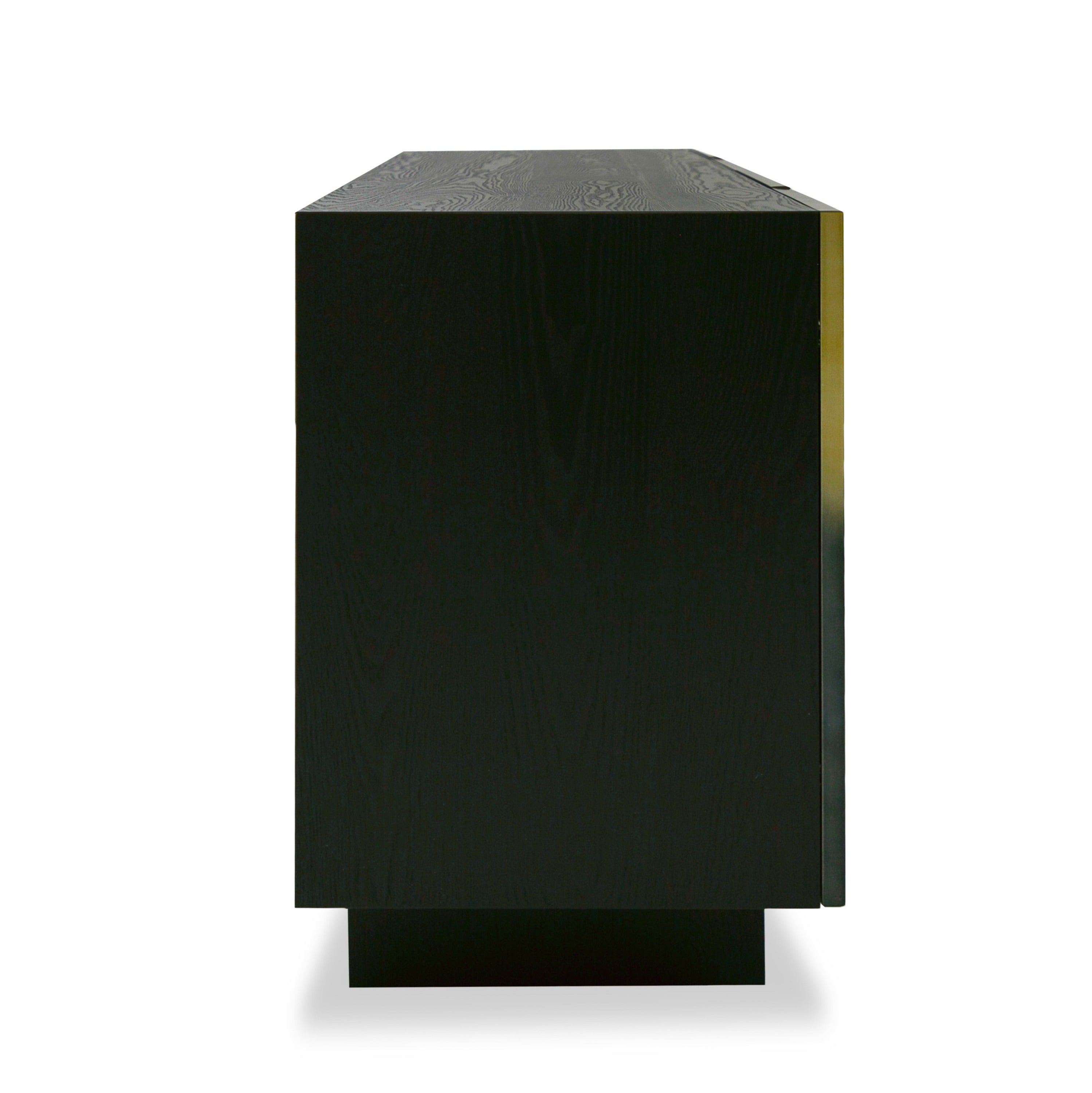 Elmira - Glam Black Ash + Gradient Stainless Steel Buffet - image 4