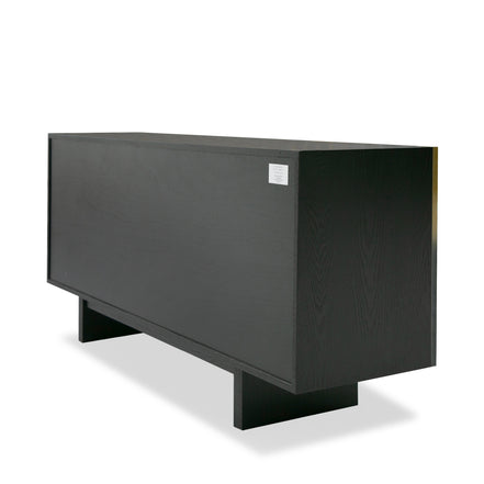 Elmira - Glam Black Ash + Gradient Stainless Steel Buffet - image 5