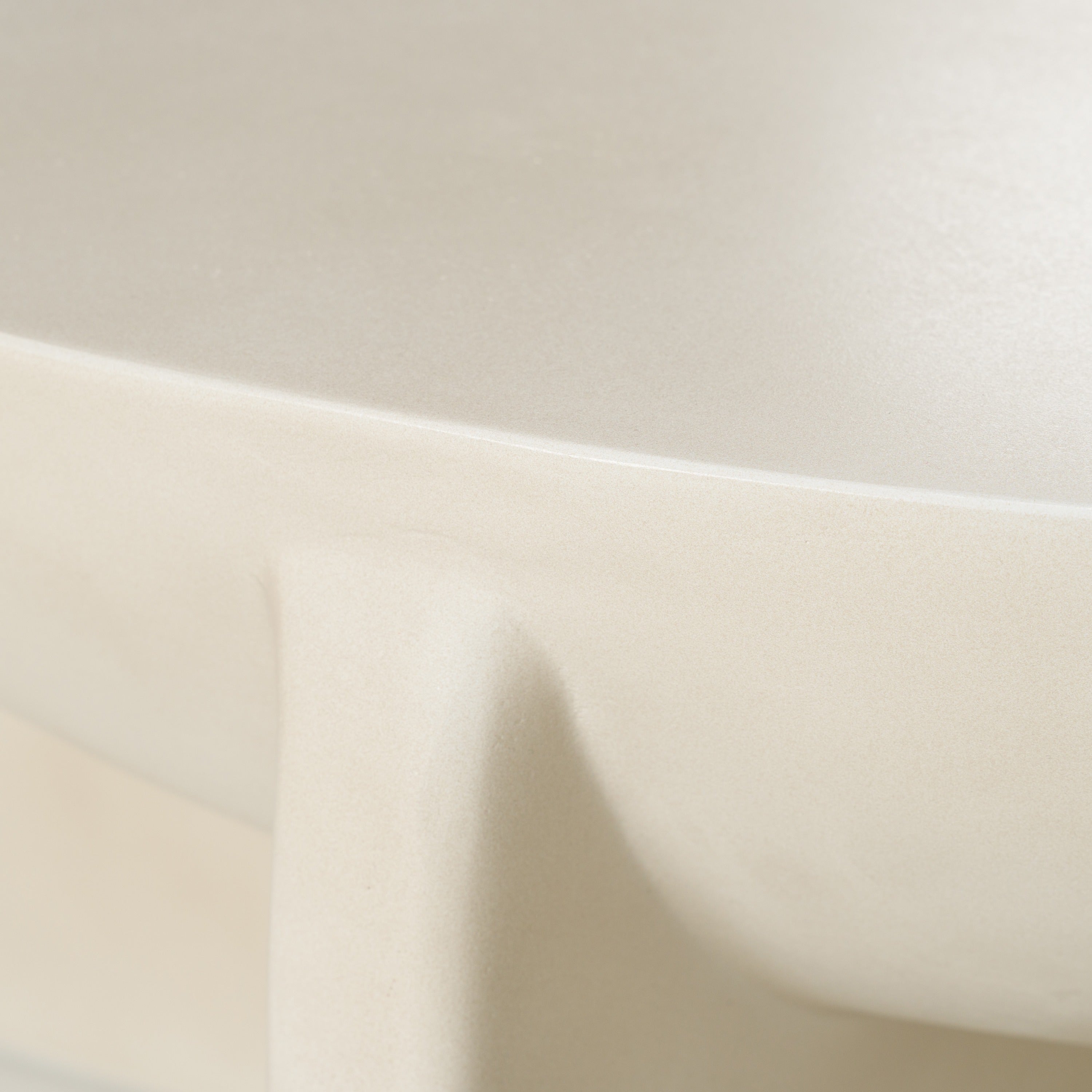Elsa - Modern Oyster Concrete Round Coffee Table - image 3