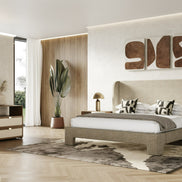 Emilio - Modern Walnut Mirror