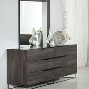 Enzo Italian Modern Grey Oak Dresser