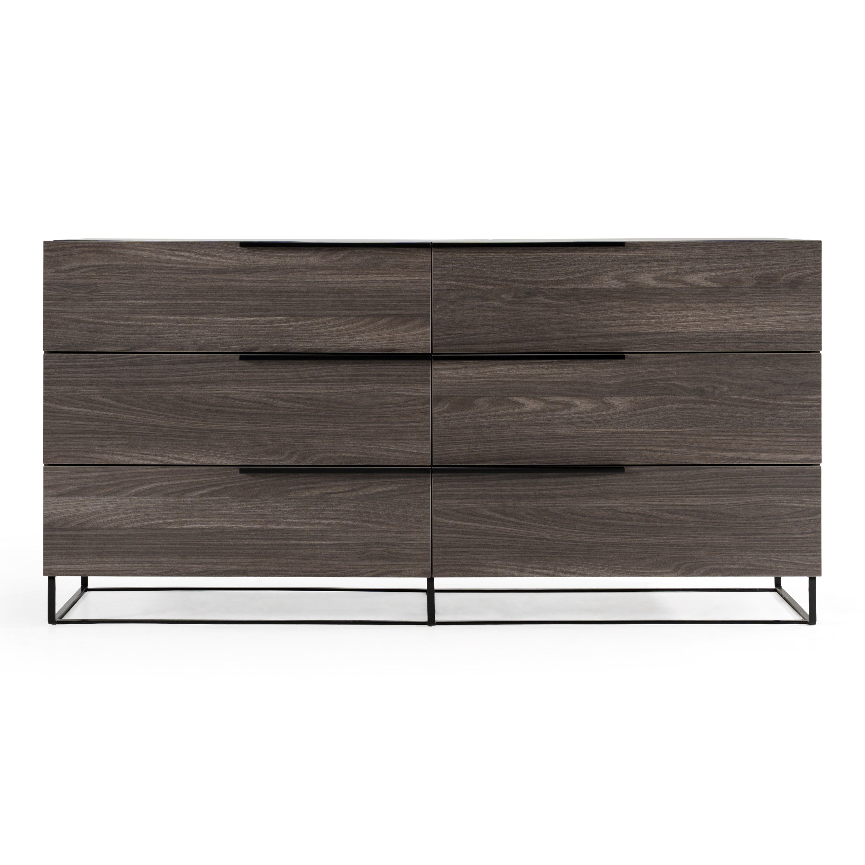 Enzo Italian Modern Grey Oak Dresser - image 4
