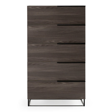 Enzo Italian Modern Grey Oak Chest - image 4