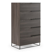 Enzo Italian Modern Grey Oak Chest - image 5