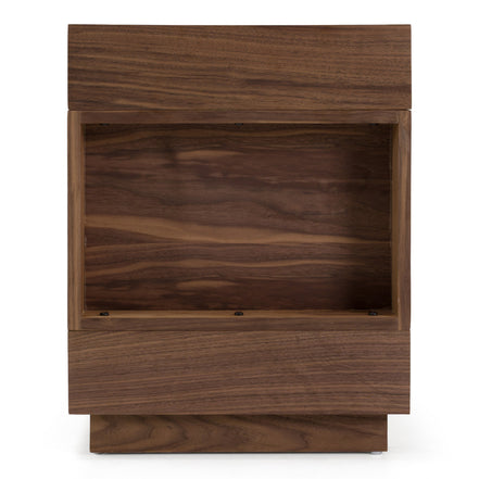 Esso - Contemporary Walnut Tall Nightstand - image 3
