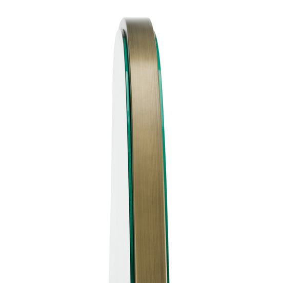 Esteem - Modern Antique Brass Freestanding Mirror - image 2