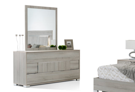 Ethan Italian Modern Grey Dresser - image 2