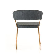 Ashland - Modern Grey & Rosegold Dining Chair (Set of 2) - image 4