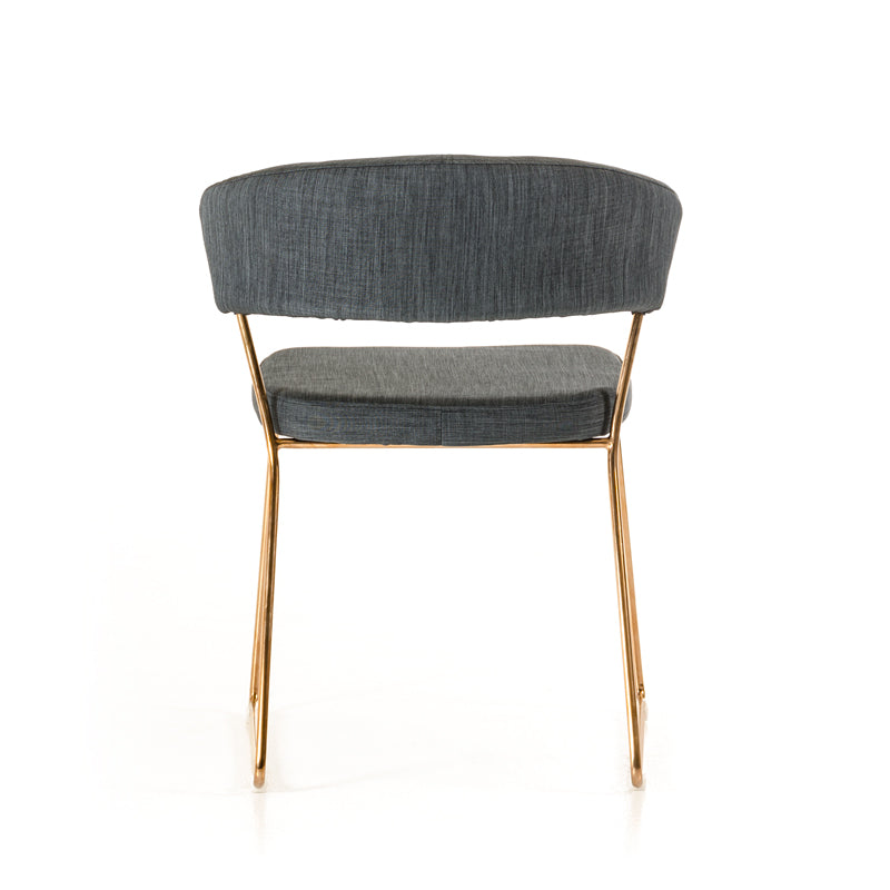 Ashland - Modern Grey & Rosegold Dining Chair (Set of 2) - image 4