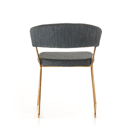 Ashland - Modern Grey & Rosegold Dining Chair (Set of 2) - image 4