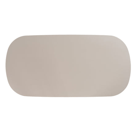 Evermore - Modern Grey Faux Cement Oval Dining Table - image 4