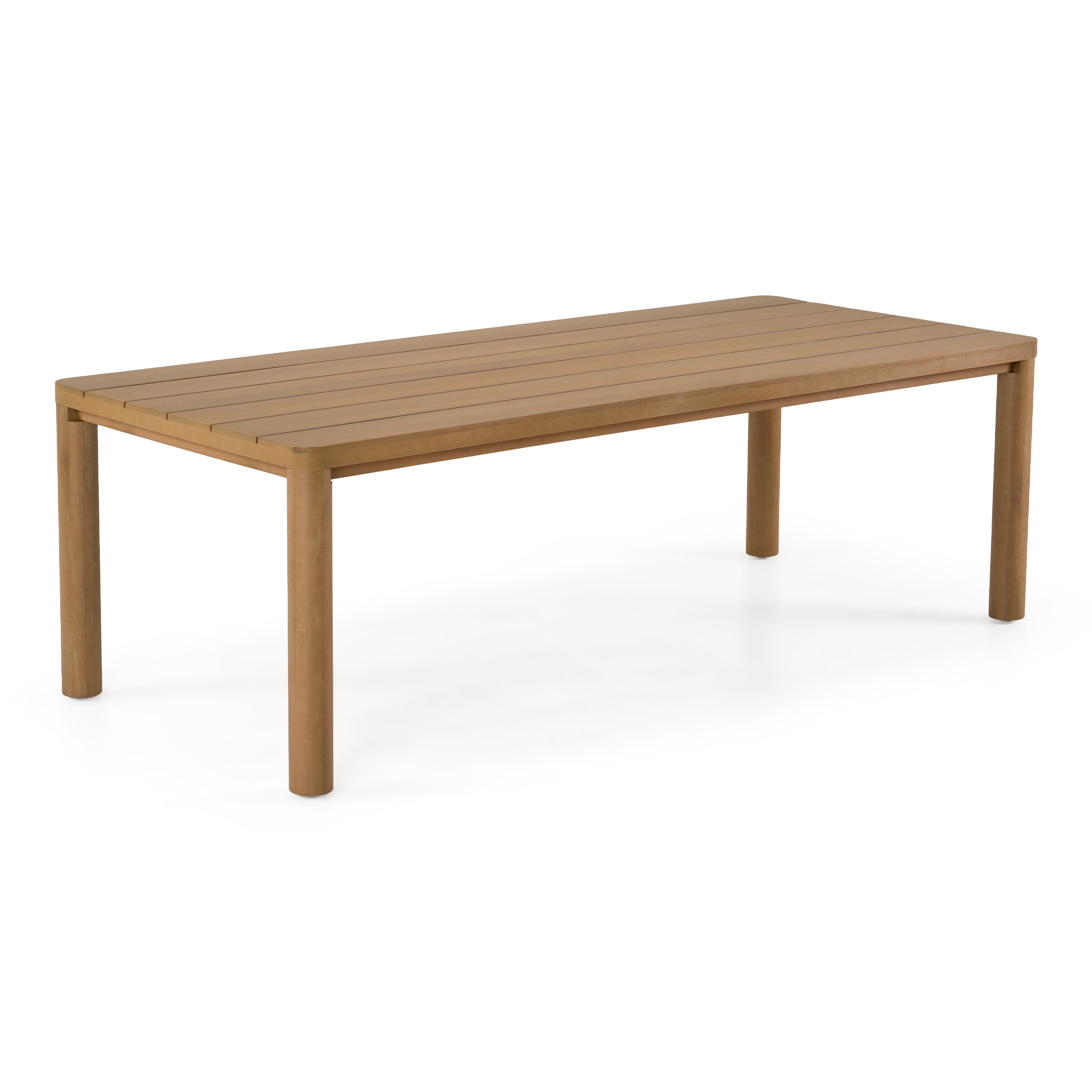 Evora + Sintra - Outdoor Eucalyptus + Grey Olefin 9-Piece Dining Set - image 4