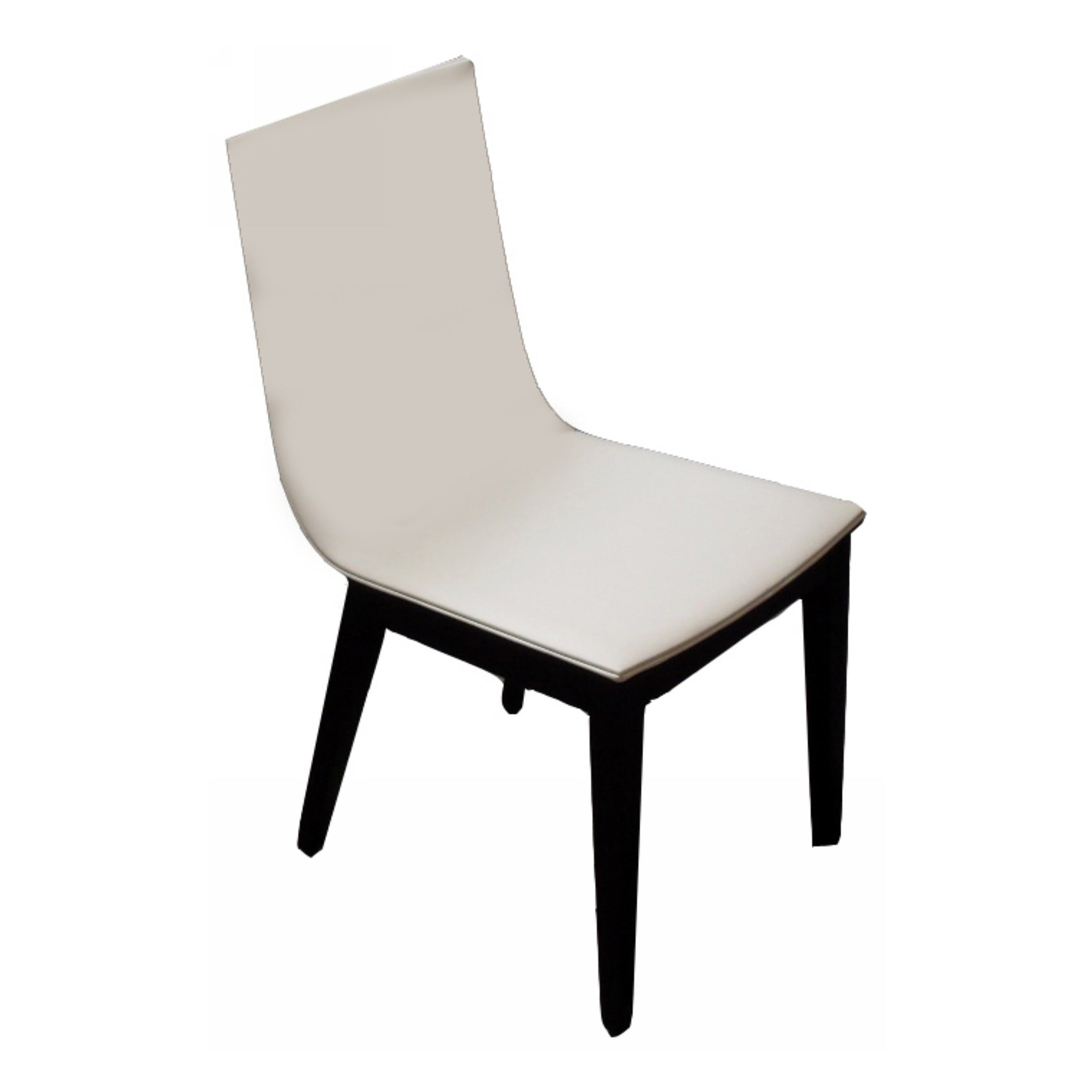 Extreme Modern White Leatherette Dining Chair