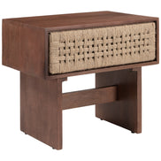 Amaria Nightstand Natural & Walnut
