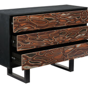 Aremi Dresser Brown & Black