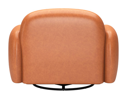 Cleo Swivel Chair Brown