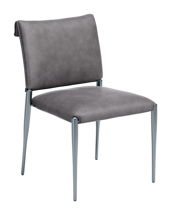 Freesia Dining Chair (Set of 2) Charcoal Gray